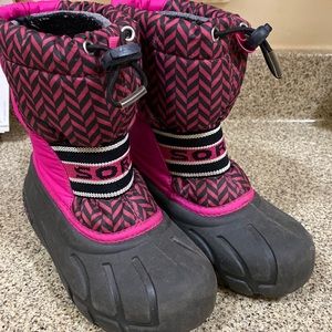 Sorel brand child’s snow boots. Size 12